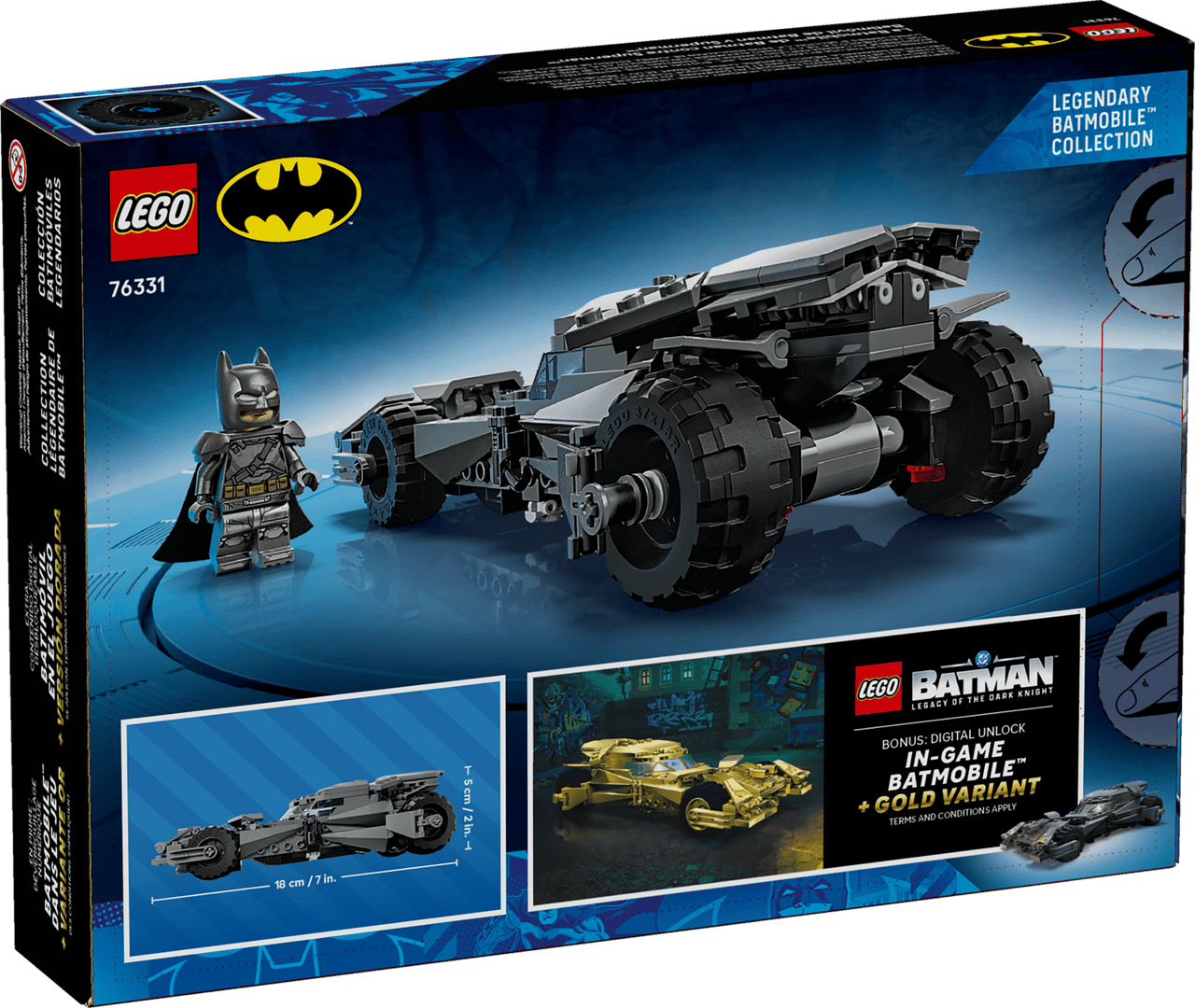 LEGO® DC Batman™ - Batman v Superman™ Batmobile™ 76331