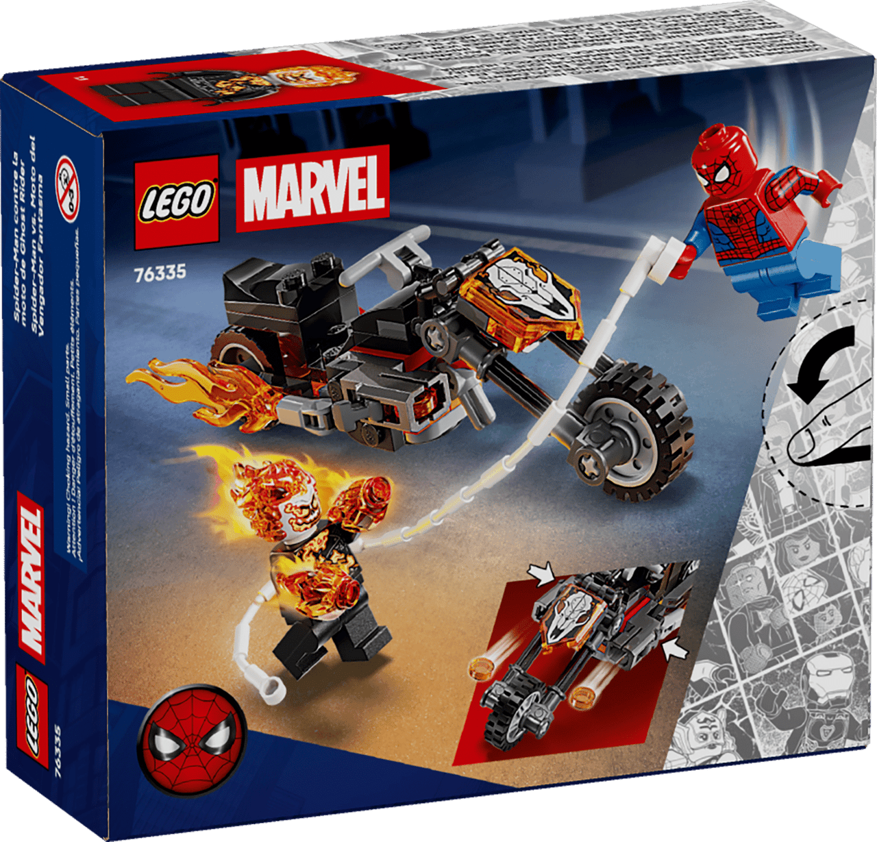 LEGO® Marvel - Spider-Man Car vs. Venomized Wolverine 76336