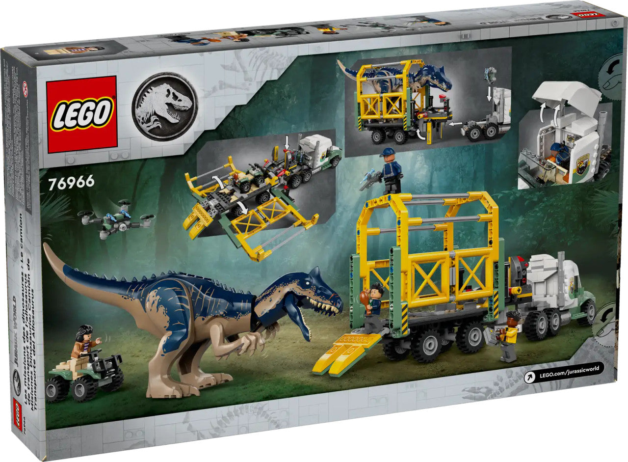 LEGO® Jurassic World - Dinosaur Missions: Allosaurus Transport Truck 76966
