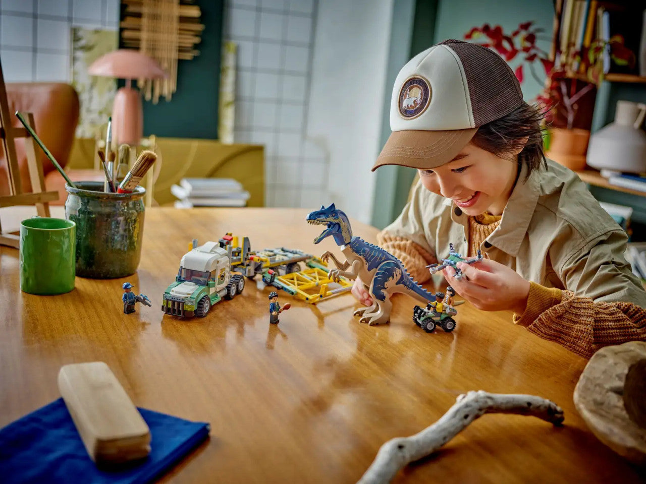 LEGO® Jurassic World - Dinosaur Missions: Allosaurus Transport Truck 76966