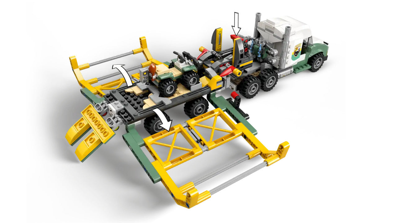 LEGO® Jurassic World - Dinosaur Missions: Allosaurus Transport Truck 76966