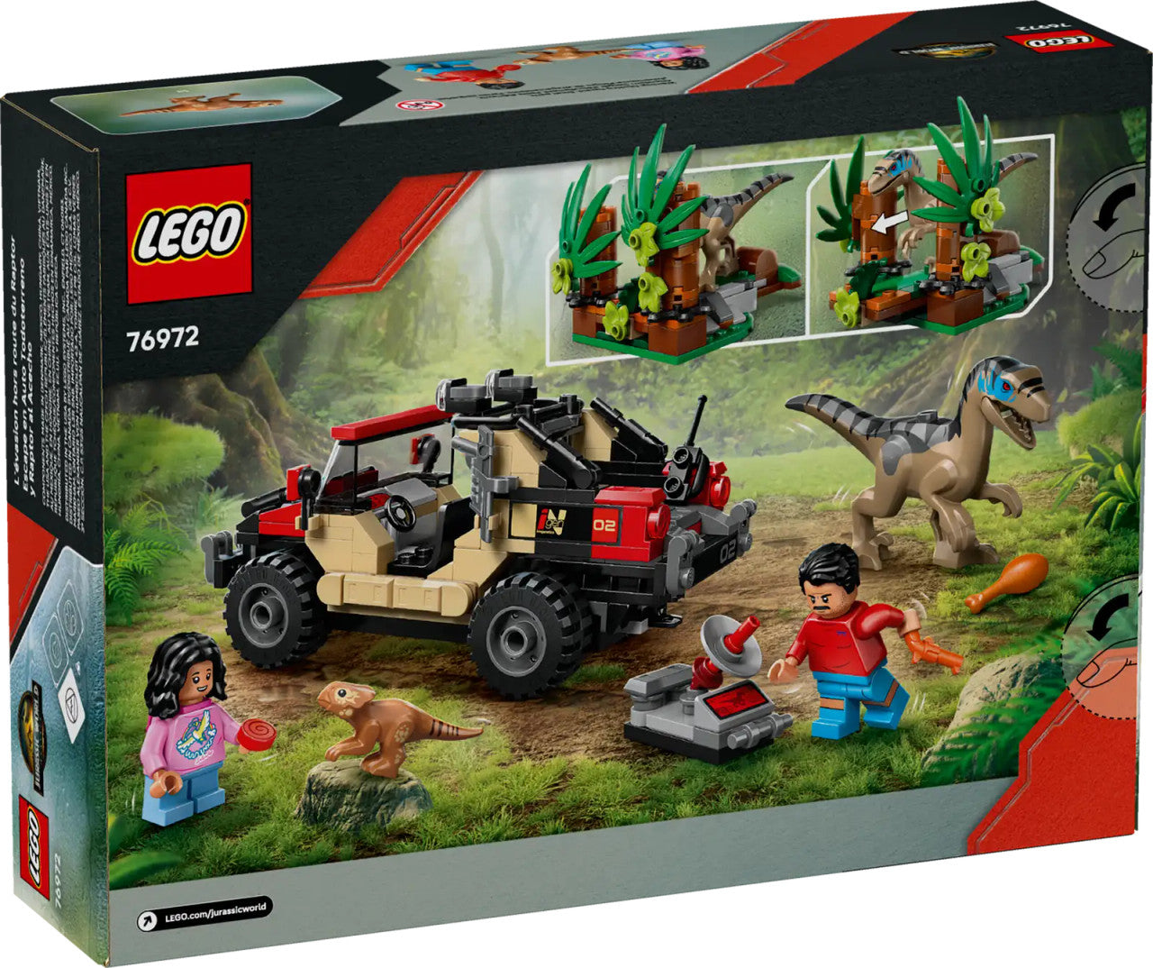 LEGO® Jurassic World™ - Raptor Off-Road Escape 76972