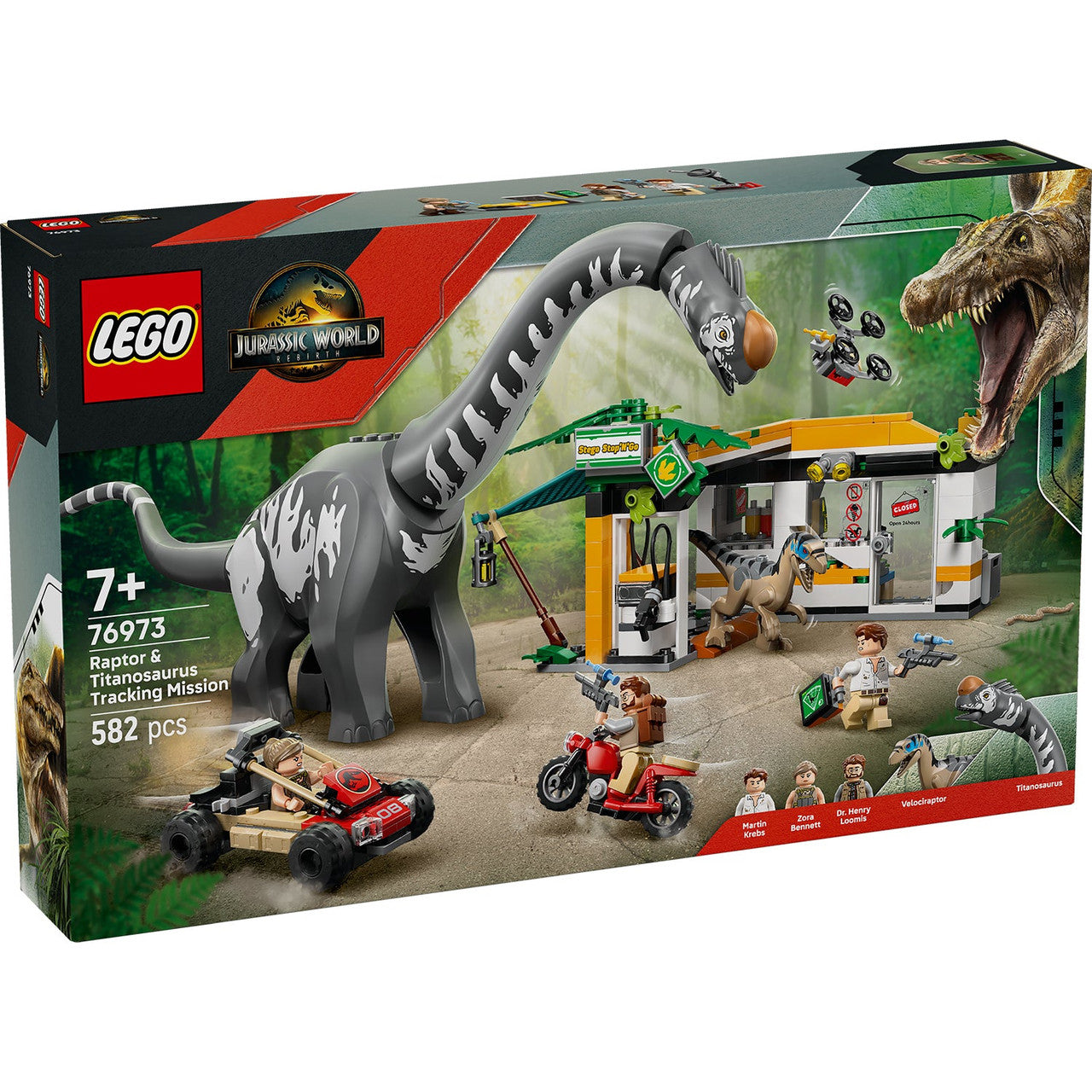 LEGO® Jurassic World™ - Raptor &Titanosaurus Tracking Mission 76973