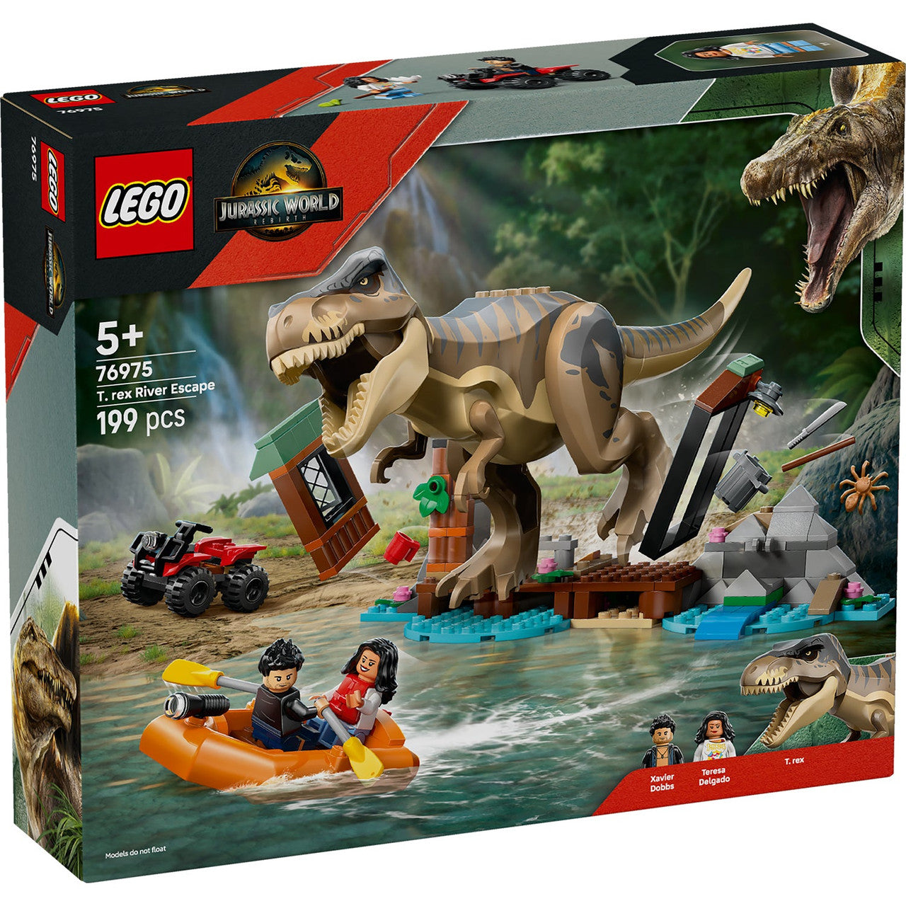LEGO® Jurassic World™ - T. rex River Escape