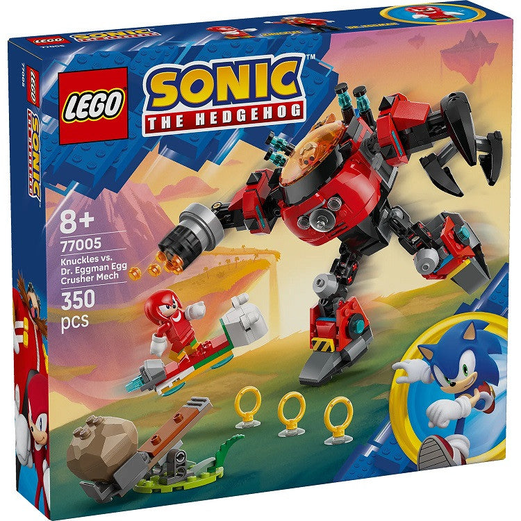 LEGO® Sonic the Hedgehog™ - Knuckles vs. Dr. Eggman Egg Crusher Mech 77005