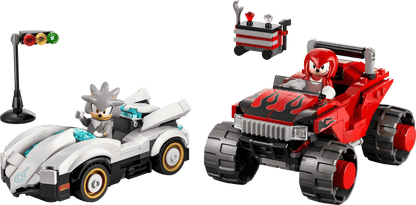 LEGO® Sonic the Hedgehog™ - Silver's Car vs. Knuckles' Monster Truck 77118