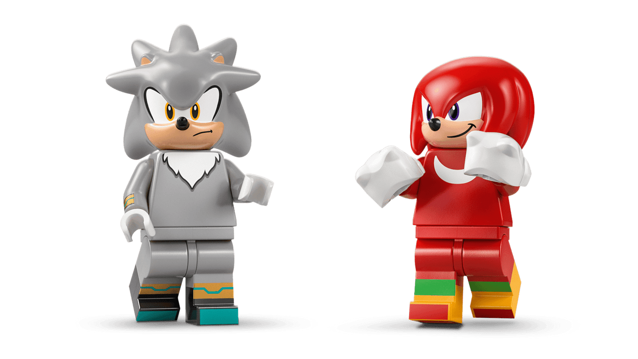 LEGO® Sonic the Hedgehog™ - Silver's Car vs. Knuckles' Monster Truck 77118