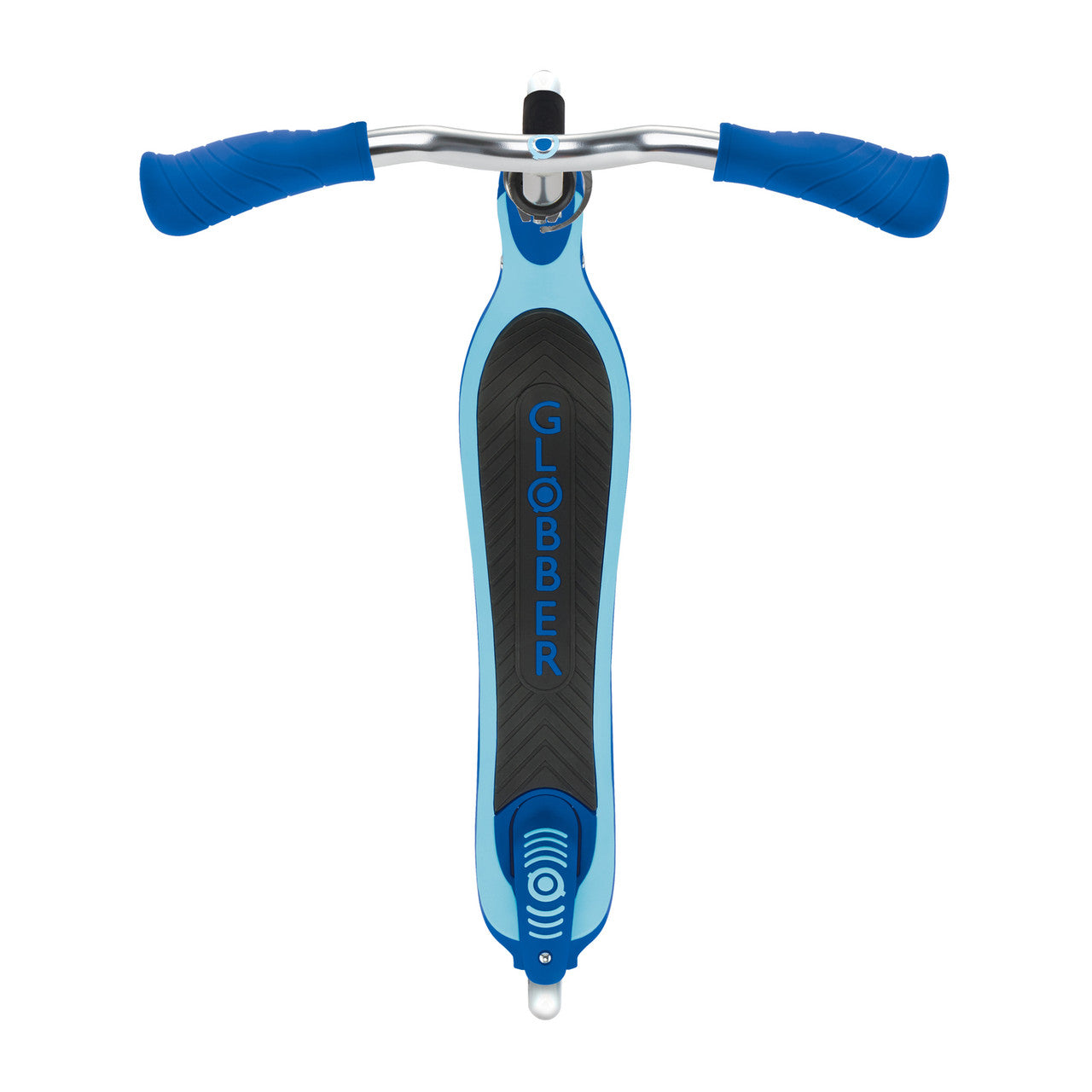 Globber - FLOW 125 Scooter with Light Up Wheels - Navy Blue