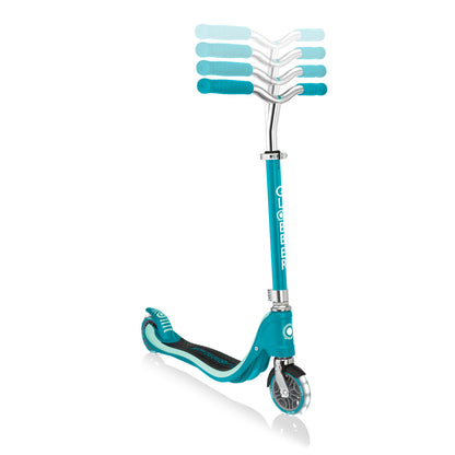 Globber - FLOW 125 Scooter with Light Up Wheels - Teal