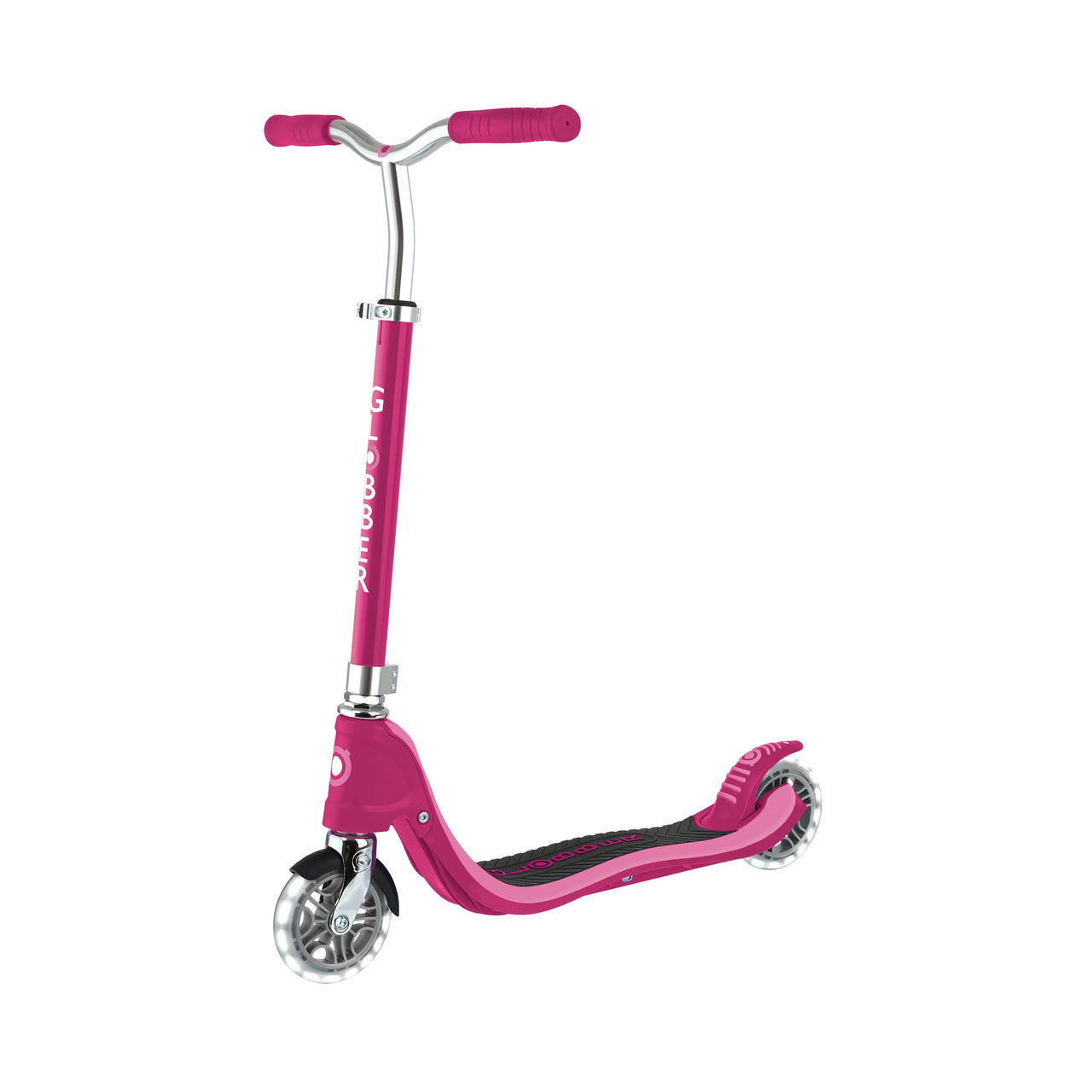 Globber  FLOW 125 Scooter with Light Up Wheels - Ruby