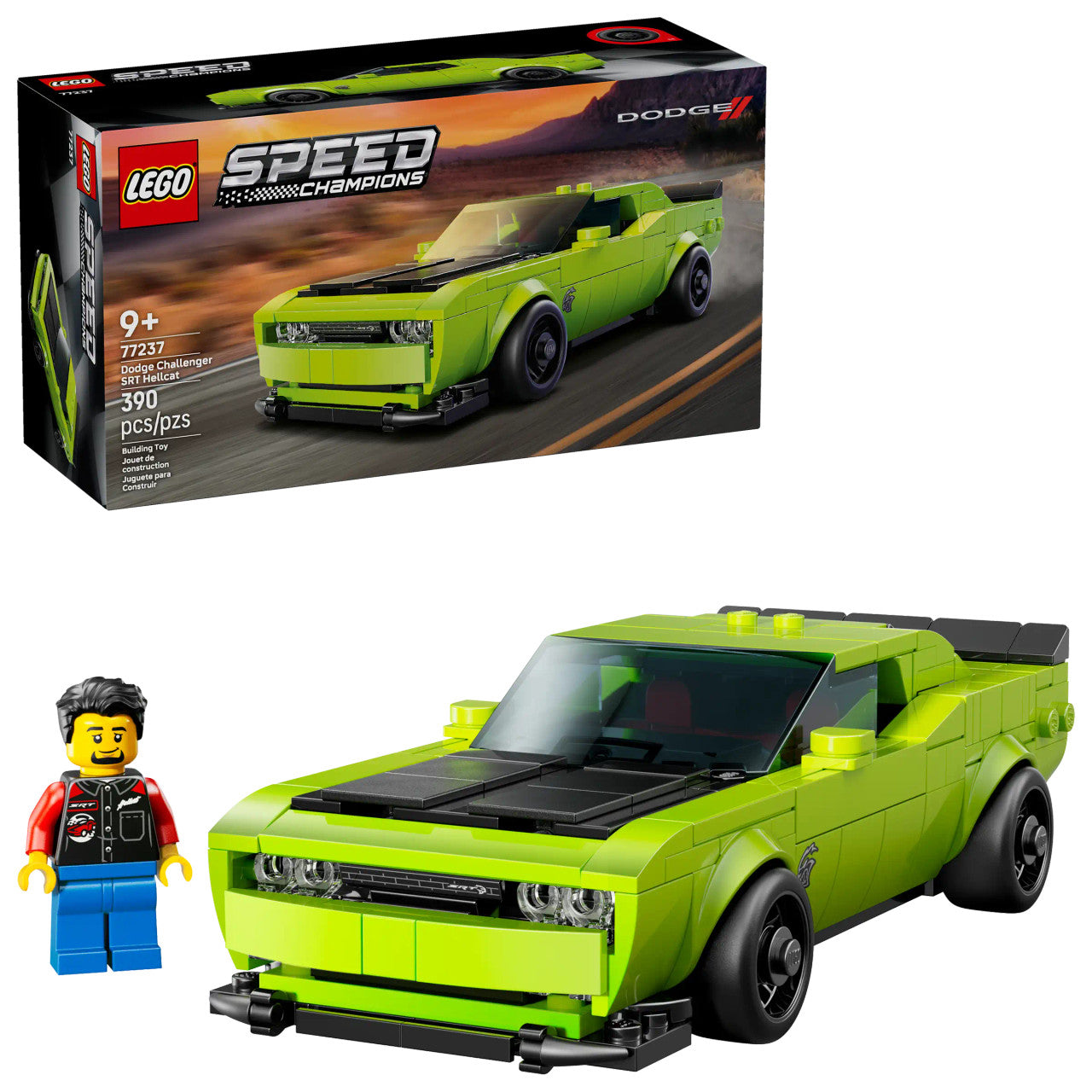 LEGO® Speed Champions - Dodge Challenger SRT Hellcat Sports Car 77237