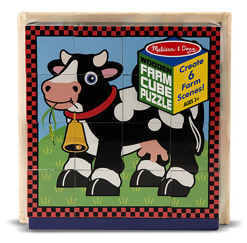 Melissa & Doug - Farm Cube Puzzle
