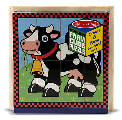 Melissa & Doug - Farm Cube Puzzle