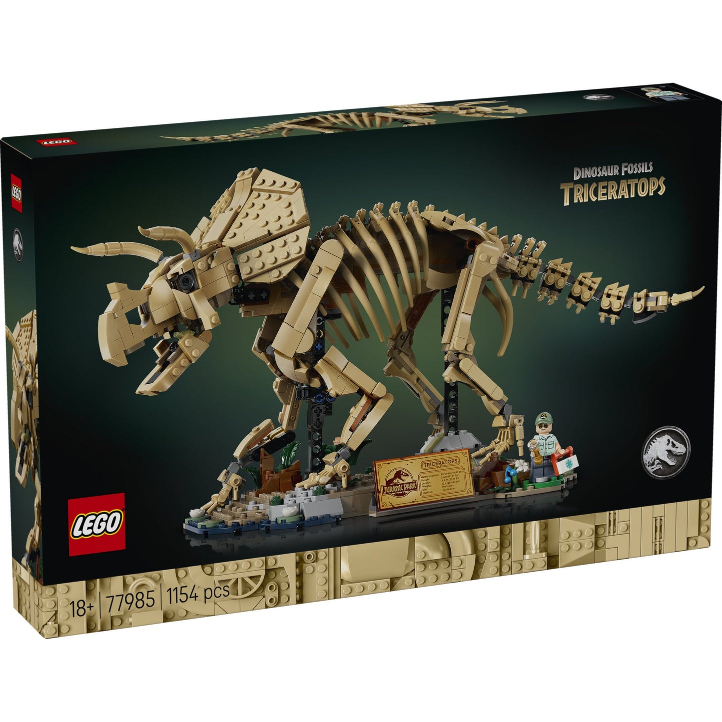 LEGO® Jurassic World Dinosaur Fossils: Triceratops 77985
