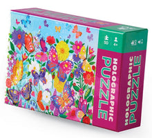 Crocodile Creek 50pc Holographic Puzzle - Butterflies