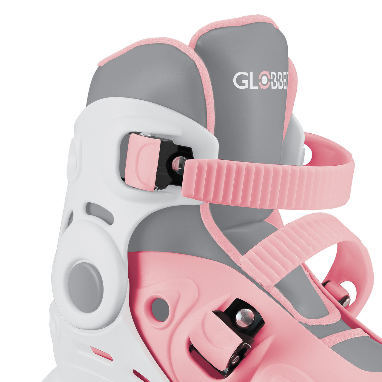 Globber Learning Inline Skates 2in1 for Kids: Size 29-32 - Pastel Pink