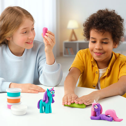 Hey Clay - Rainbow Unicorns Set