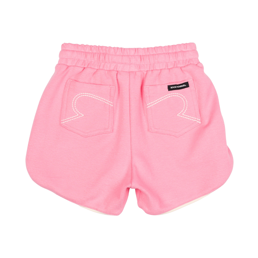 Pink Jogger Shorts