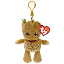 TY Marvel Beanie Babies Soft Clip - Groot