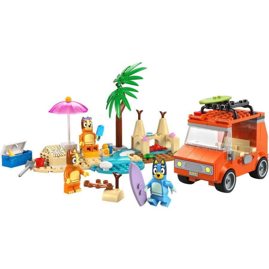 LEGO® Bluey - Bluey's Beach & Family Car Trip 11202