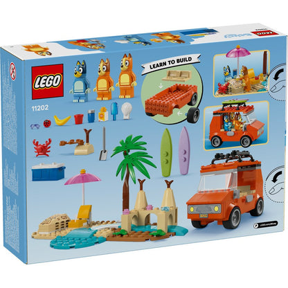 LEGO® Bluey - Bluey's Beach & Family Car Trip 11202