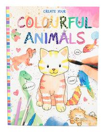 Creative Studio - Create Your Colourful Animals Colouring Book