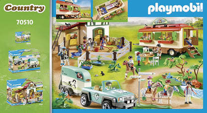 Playmobil Country - Pony Shelter with Mobile Home 70510