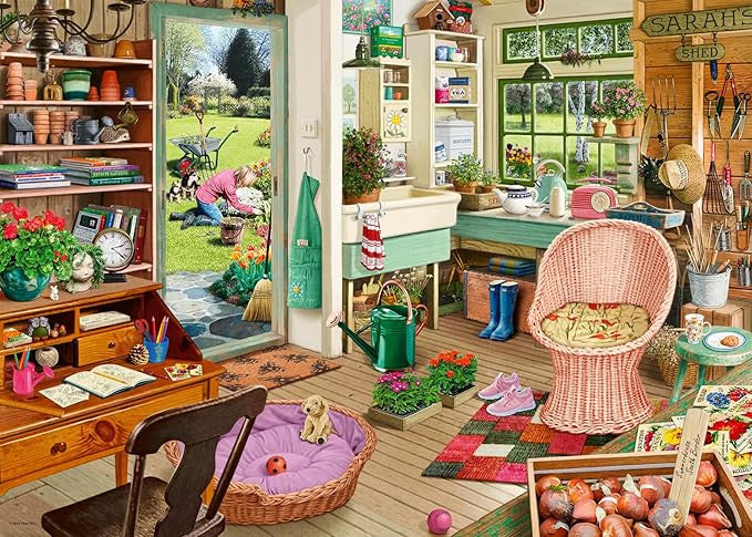 Ravensburger 1000pc - My Haven No 8 The Gardeners Shed Puzzle 1000pc
