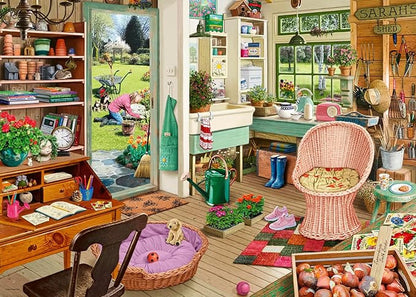 Ravensburger 1000pc - My Haven No 8 The Gardeners Shed Puzzle 1000pc