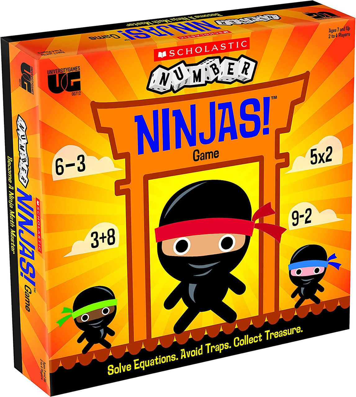 Scholastic - Number Ninjas Math Master Board Game