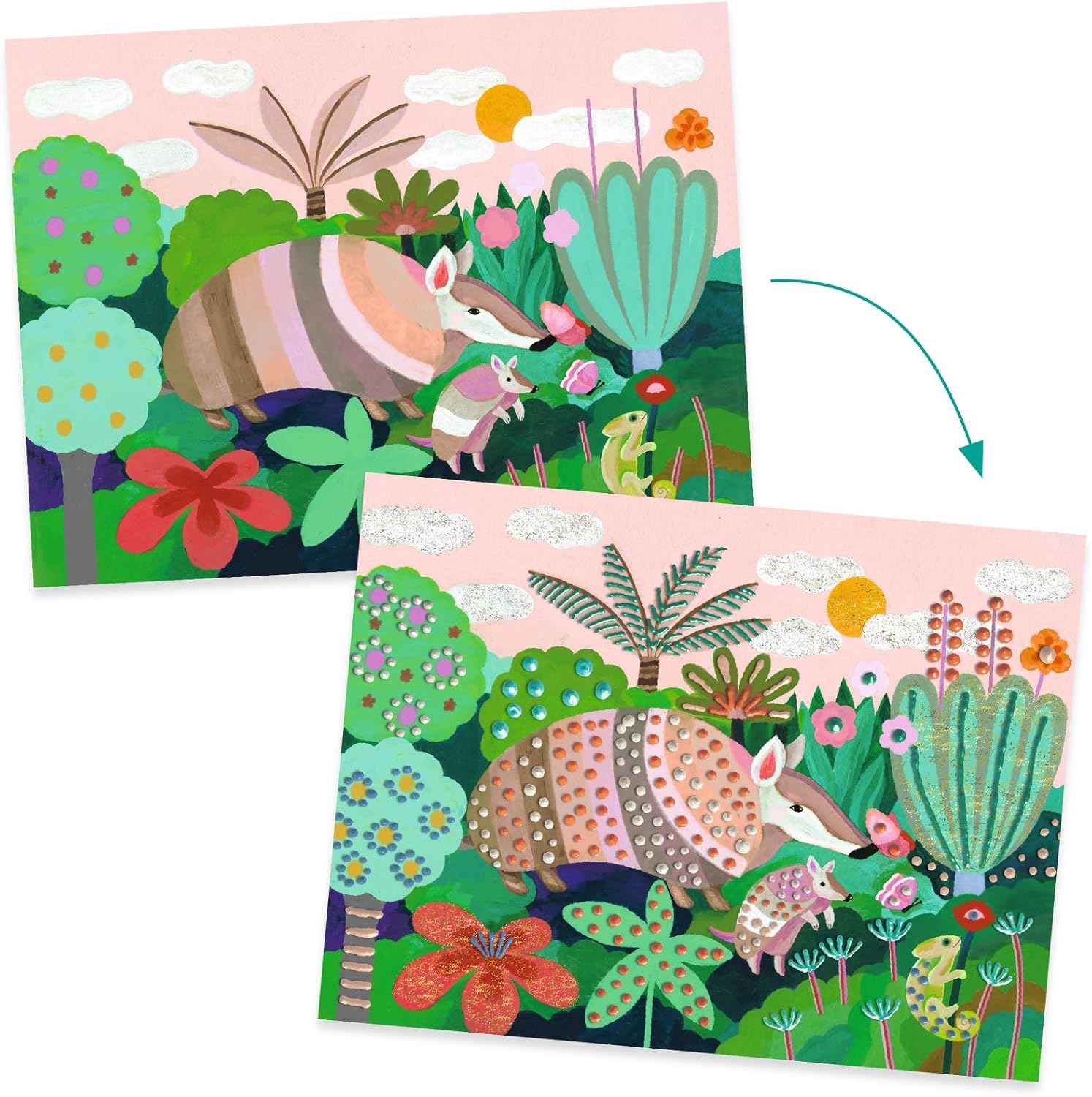 Djeco Tropical Forest 3D Painting Set product image 4