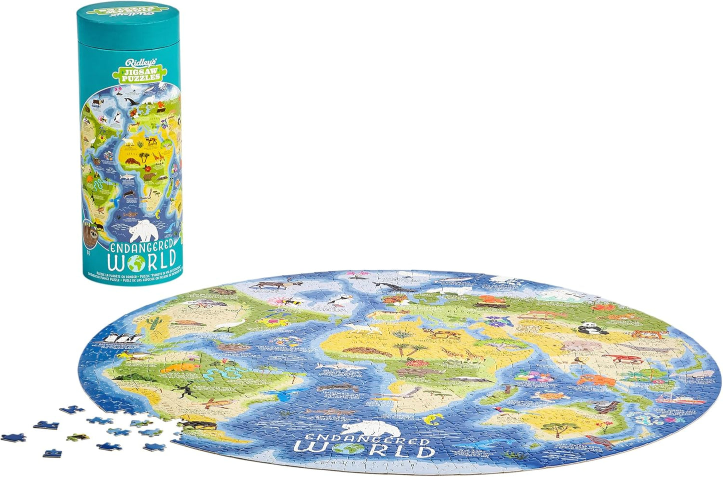 Ridley's 1000pc - Endangered World Jigsaw Puzzle