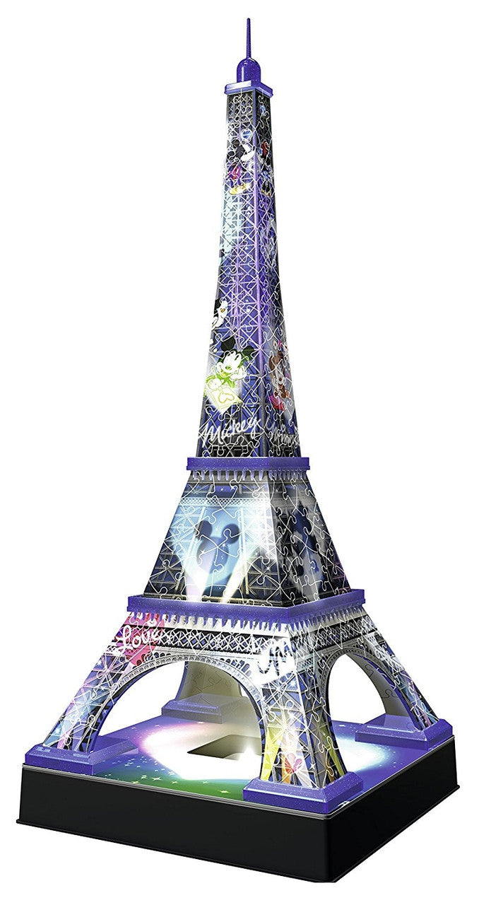 Ravensburger 216pc - Mickey & Minnie Eiffel Tower 3D Building Puzzle