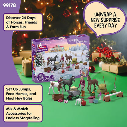 Schleich Horse Club Holiday Foal Magic Advent Calendar 99178