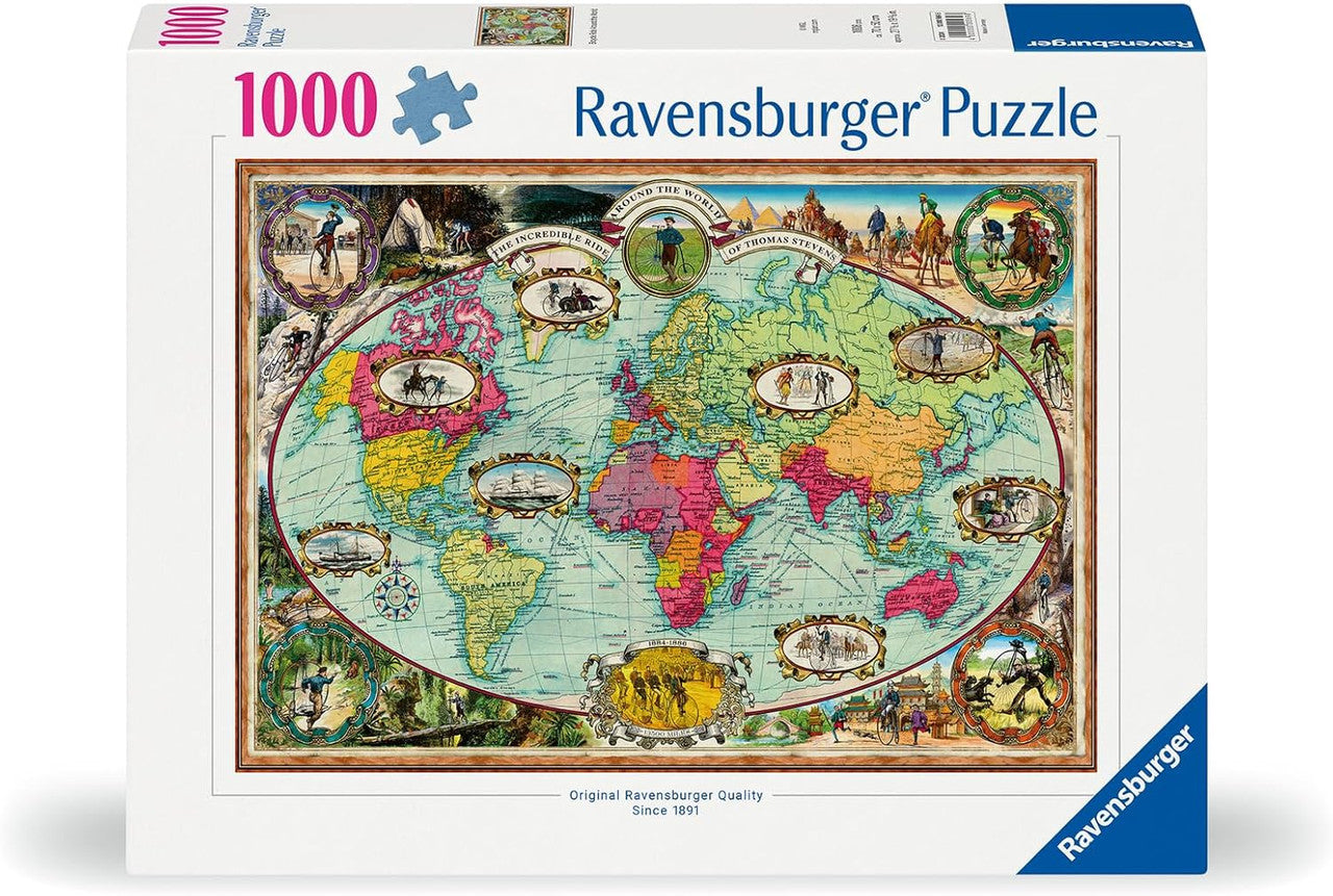 Ravensburger 1000pc - Bicycle Around the World Puzzle