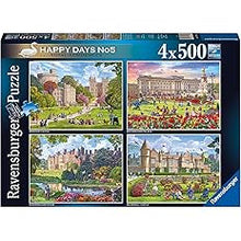 Ravensburger 4 x 500pc - Happy Days No 5 Royal Residencies