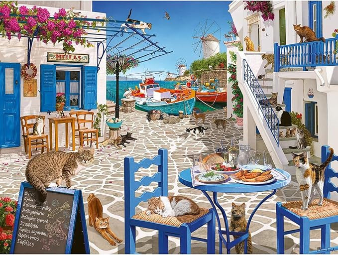 Ravensburger 1500pc - Cats Of Mykonos Puzzle