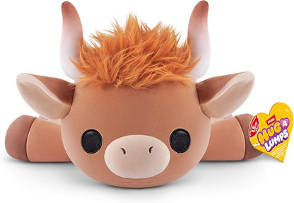 ZURU - Hug-a-Lumps Weighted Plush 1.5kg - Holly the Highland Cow