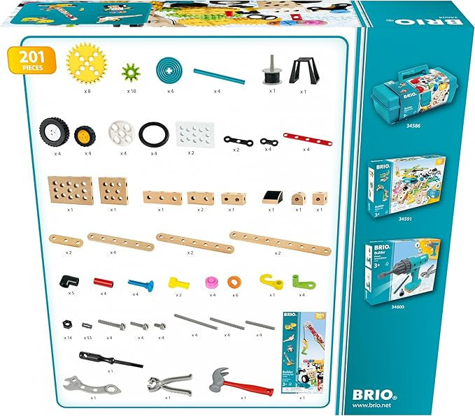BRIO Builder - Builder Activity Set 201 Pieces