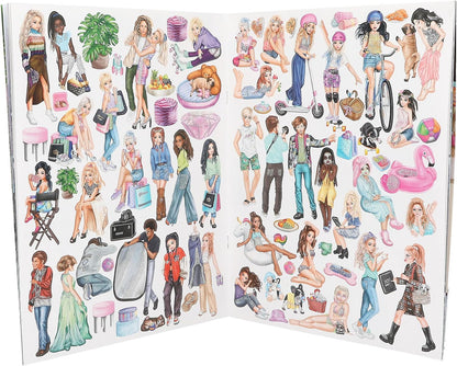 TOPModel - StickerWorld Activity Book
