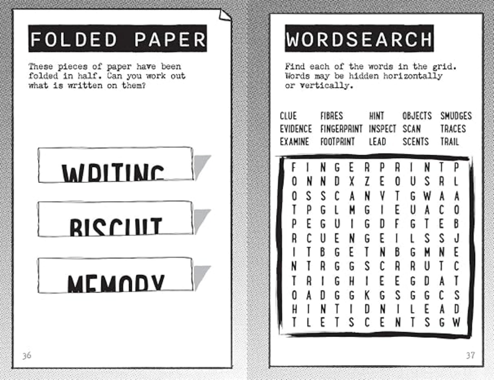 Stolen Secrets Spy Agency Puzzle Book featuring code-breaking puzzles, logic games and an interactive secret agent mission