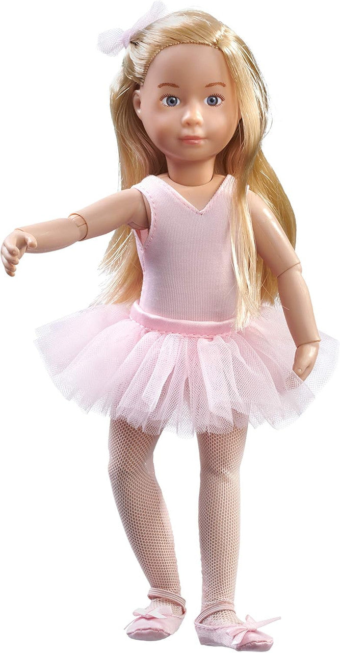 Kruselings Vera ballet dancer doll 23cm with poseable joints and ballet outfit