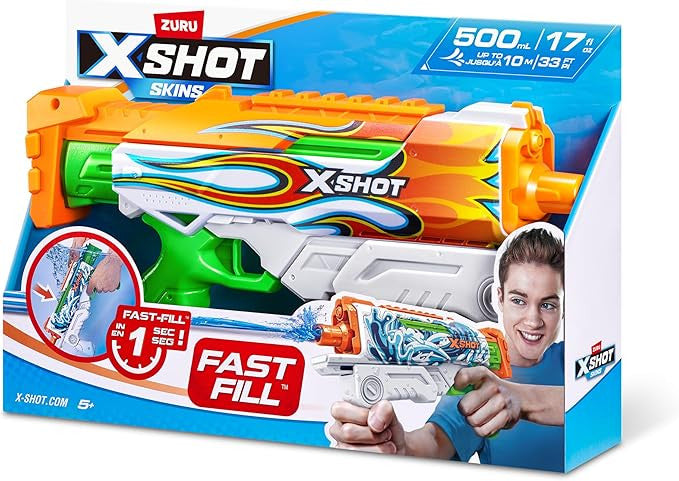 Zuru XSHOT Fast Fill Skins Water Gun - Hyperload Blazer