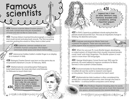 Curious Facts About Everything by Collins Kids paperback featuring 1,500 amazing facts for children aged 7 and over
