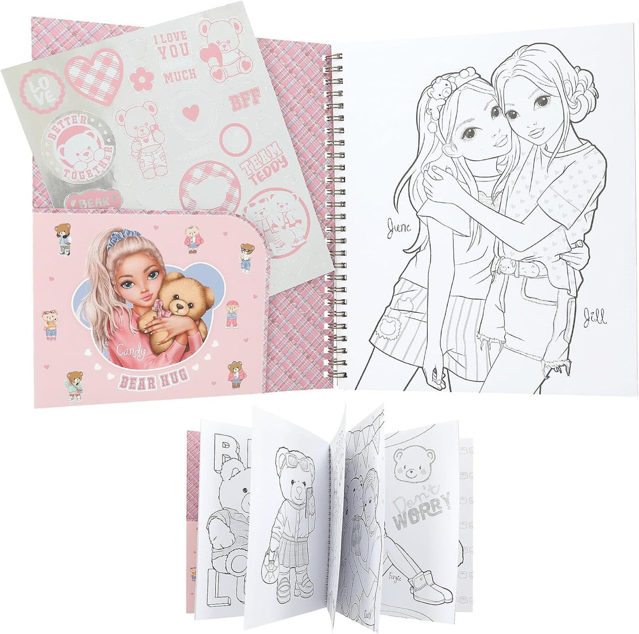 TOPModel - Team Teddy Colouring Book