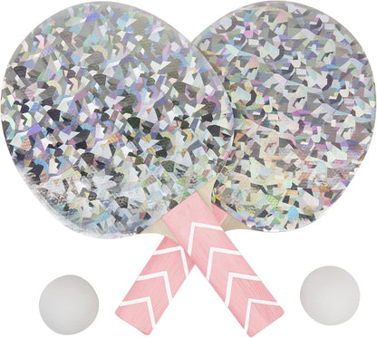 Sunnylife - Play On Table Tennis Set - Holographic *Slight Box Damage*
