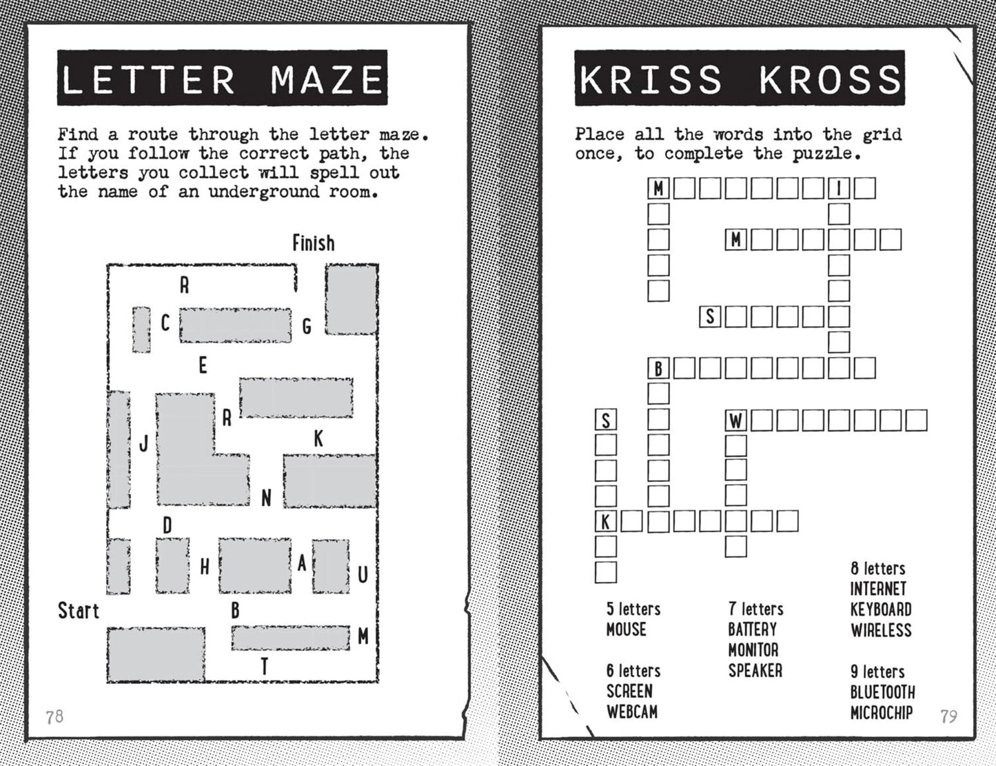Stolen Secrets Spy Agency Puzzle Book featuring code-breaking puzzles, logic games and an interactive secret agent mission