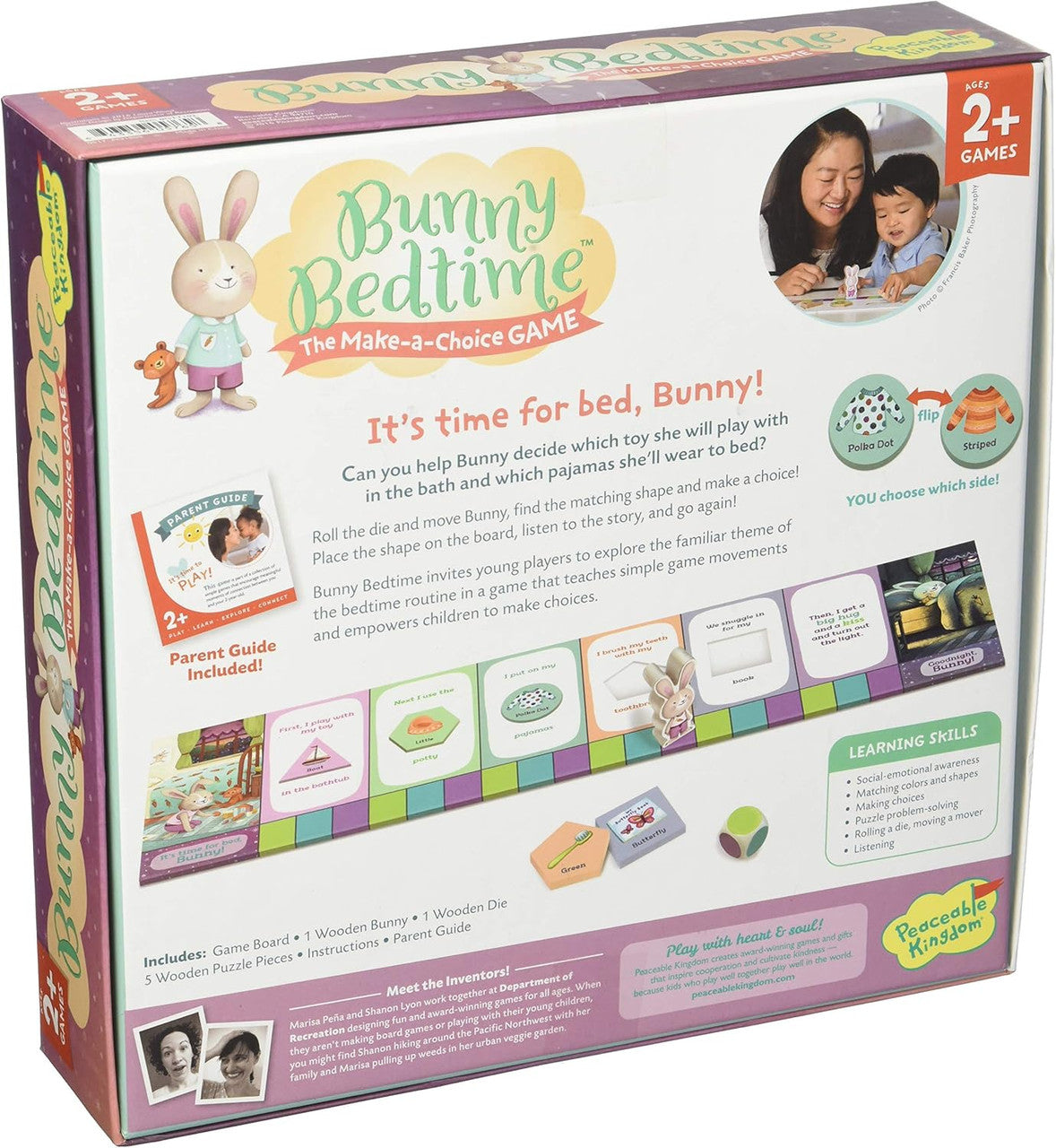 Peaceable Kingdom - Bunny Bedtime Cooperative Board Game