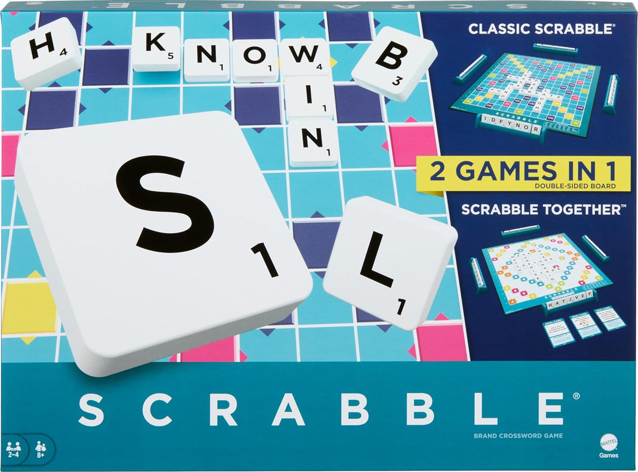 Scrabble Board Game - Double Sided Board