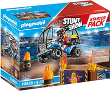 Playmobil Stunt Show - Starter Pack: Quad with Fire Ramp  | 70820